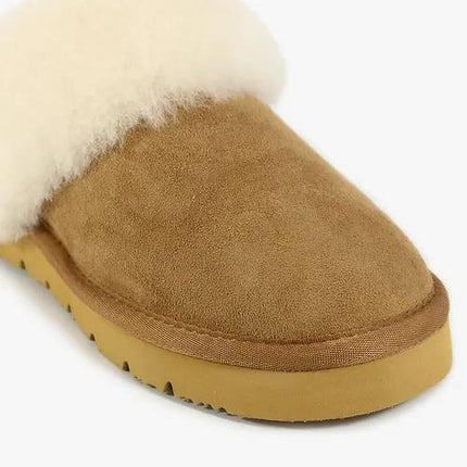 Pantofole Donna in Pelle CI2721 CUOIO Grunland 