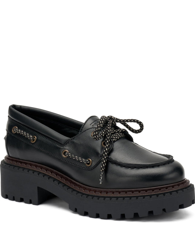 Frau Mocassini Barca Donna in Pelle Nero - MARIO SPATARELLA