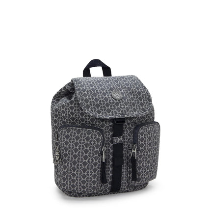 Kipling Zaino in Tessuto Denim Grigio ANTO S GREY DENIM Kipling 