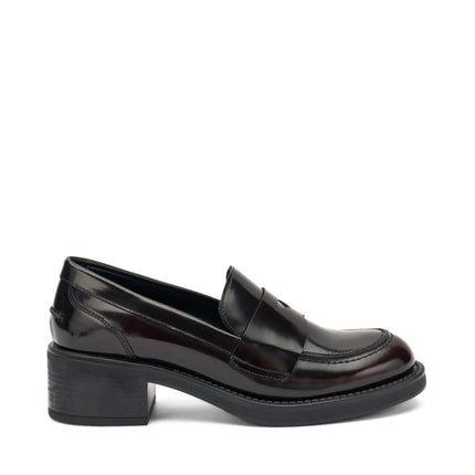 Frau Mocassini Donna con Tacco in Pelle Bordo - MARIO SPATARELLA