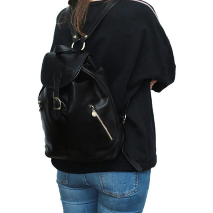 Fantini Pelletteria ZAINO TOSCANA IN PELLE308 BLACK