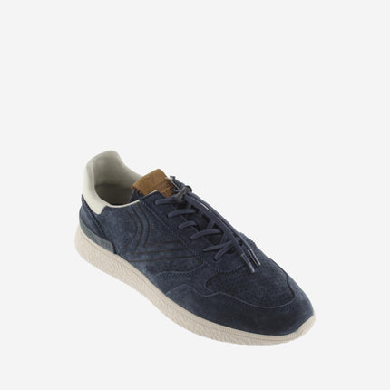 Victoria Sneakers Uomo in Camoscio Blue - MARIO SPATARELLA