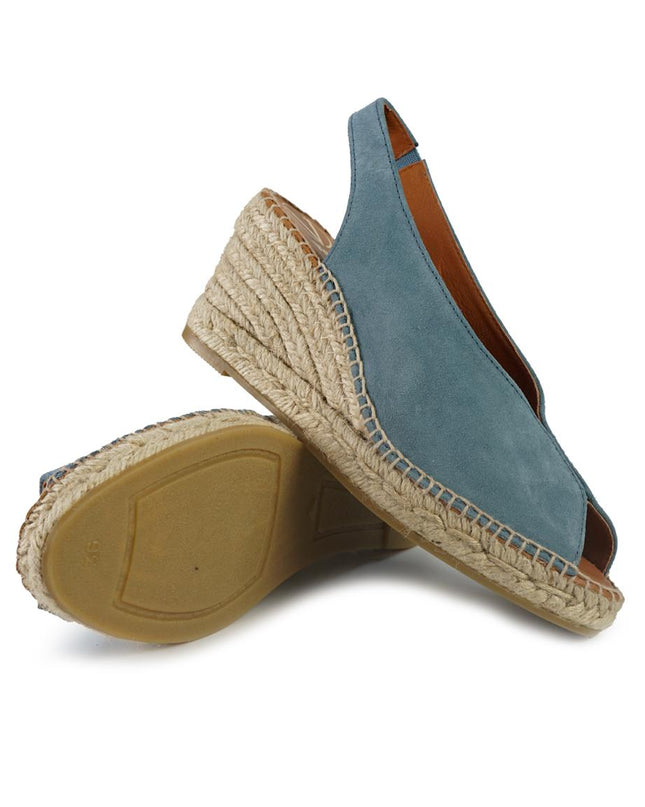 Viguera Espadrillas Alta in Camoscio Jeans 2127 JEANS Viguera 