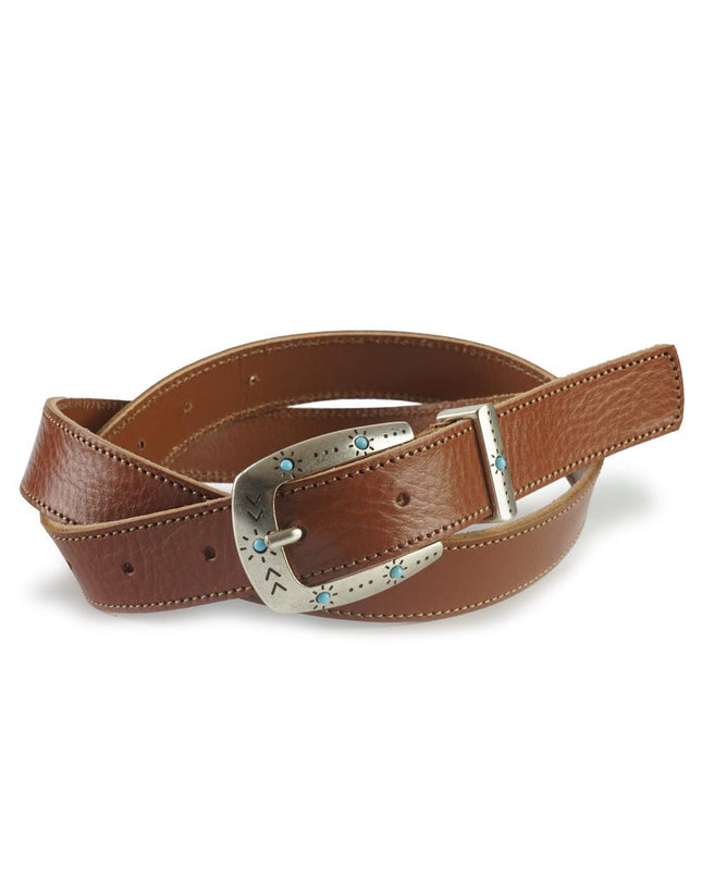 Cintura Donna in Pelle Cuoio 0259/25 SELLA Spatarella 