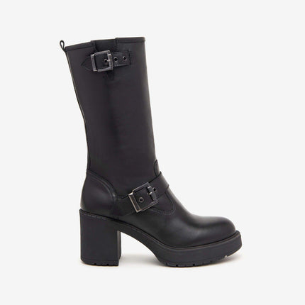Stivali Donna Tacco Pelle Nero I411997D NERO 100 Nero Giardini 