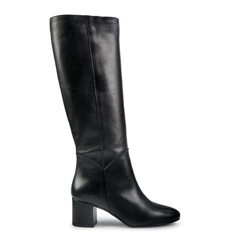 Stivali Spatarella Donna Tubolare in Pelle Nero 0301 BLACK Spatarella 