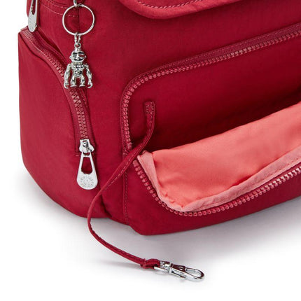 Zaino Donna Rosso CITY ZIP S RED RED WINE Kipling 