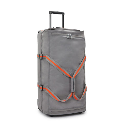 Kipling Trolley Large 2 Ruote in Tessuto Grigio TEAGAN L INVITING GREY Kipling 