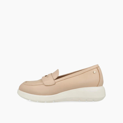 Impronte Mocassini con Zeppa in Pelle Nude MOKA PINK Impronte 