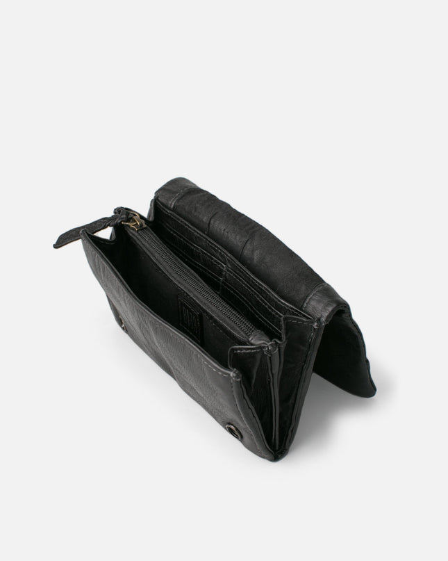 Portafogli Multitasche in Pelle Nero BUR2L BURWOOD BLACK Biba 