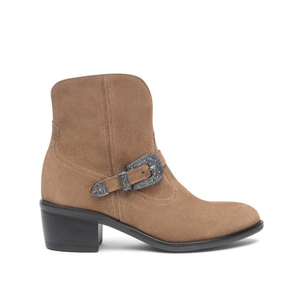 Nero Giardini Stivaletti Texani Camperos Chelsea in Camoscio Mou - MARIO SPATARELLA