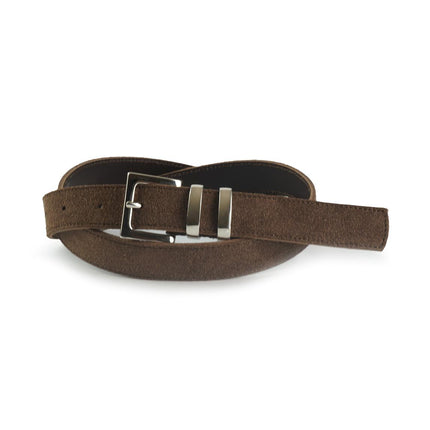 Cintura Donna in Camoscio Marrone 00250/25 MORO Spatarella 