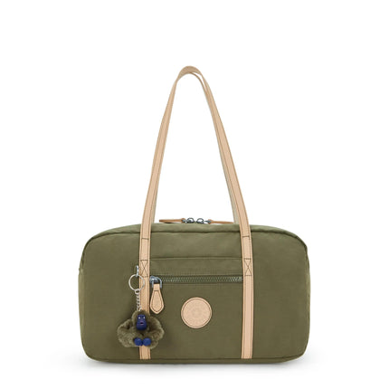 Kipling Borsa a Spalla Cotton Kaki NAIRA COTTON KHAKI Kipling 