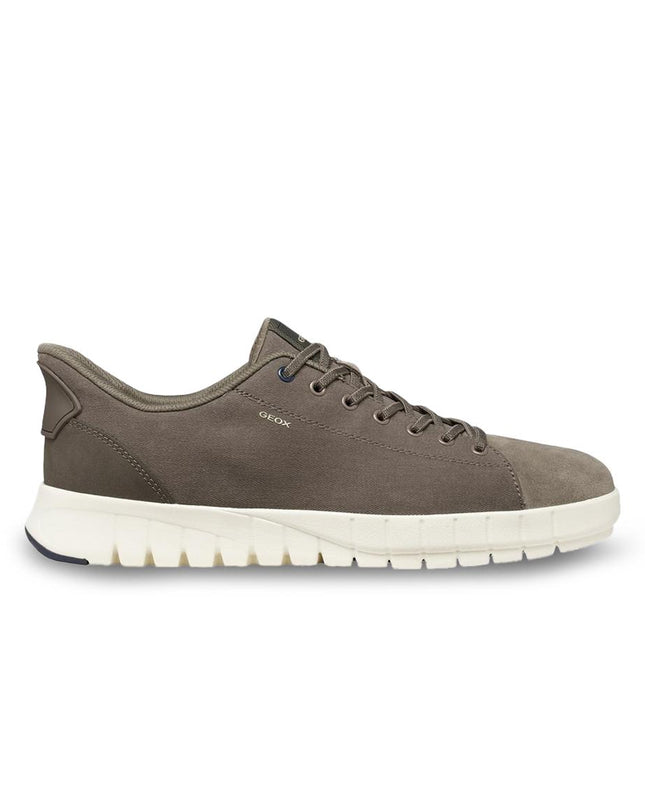 Geox Sneakers Uomo Flextride Plus FastIn Tessuto e Camoscio Grigio U65MAC FELXTRIDE GREY Geox 