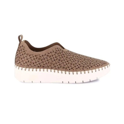Grunland Slipon Traforata Donna in Tessuto Taupe SC6184 SILI TAUPE Grunland 