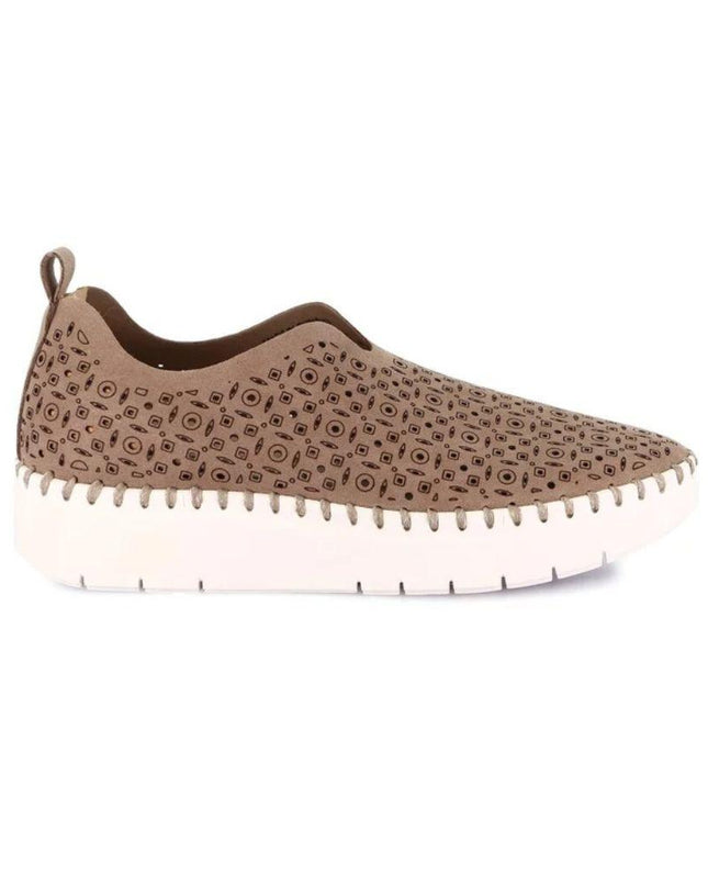 Grunland Slipon Traforata Donna in Tessuto Taupe SC6184 SILI TAUPE Grunland 
