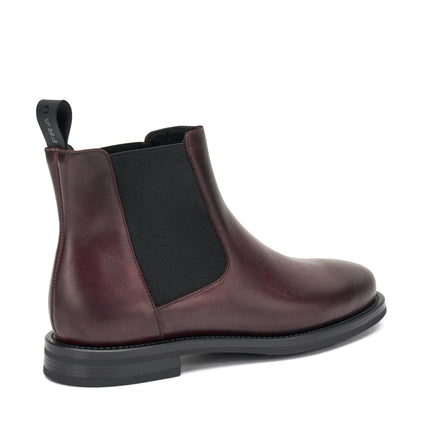 Frau Stivaletti Chelsea Donna Tacco Basso in Pelle Bordo 98L3 SETA BORDO Frau 