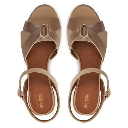 Sandali Donna Tacco Gold D45RLB NEW MARYKARMEN GOLD Geox 