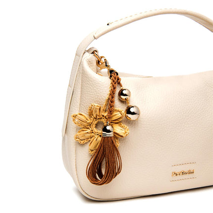 NeroGiardini Borsa Donna in Pelle Panna - MARIO SPATARELLA