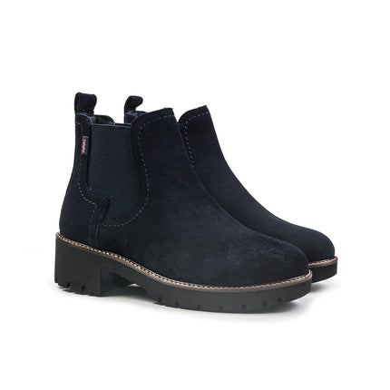 Callaghan Stivaletti Chelsea Donna in Camoscio Blu - MARIO SPATARELLA