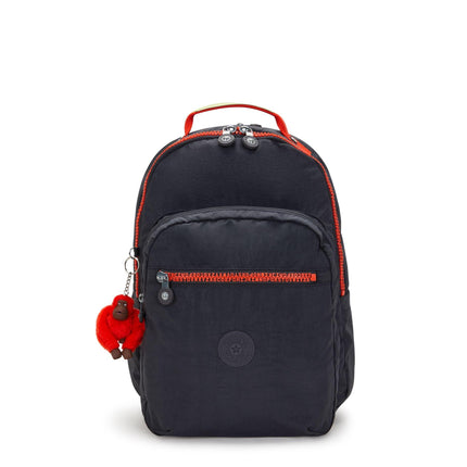 Zaino Porta Computer 15 Pollici Blu SEOUL LAP IRON LETTER FUN Kipling 