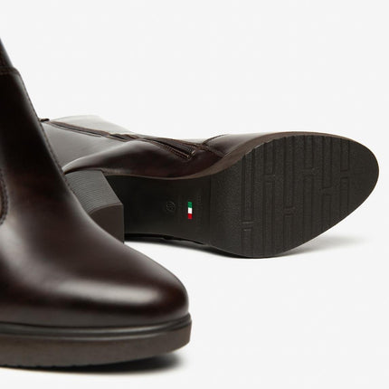 Nero Giardini Stivali Donna con Tacco e Plateau in Pelle Testa di Moro - MARIO SPATARELLA