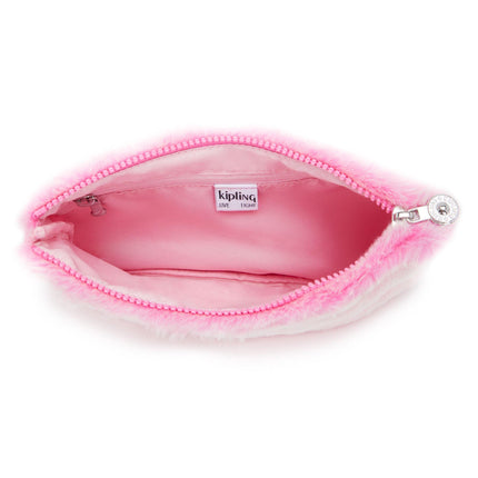 Pochette Peluche Pink FANCY VALENTINE PINK Kipling 