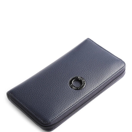 Portafogli Donna Lungo Pelle Blu FZP61 MELLOW LEATHER BRESS BLUE Mandarina Duck 