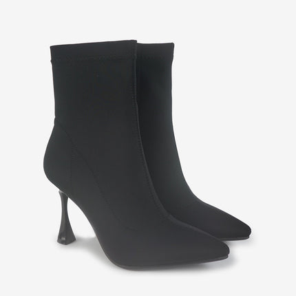 Stivaletto Tessuto Elastico Punta Nero 545 MAYPO BLACK Exe 