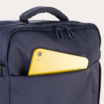 Trolley Medio Due Ruote in Tessuto Blu TUGO TROLLEY MEDIUM BLUE Tucano 