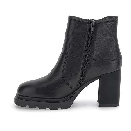 Stivaletti Donna Tacco Alto in Pelle Nero - MARIO SPATARELLA