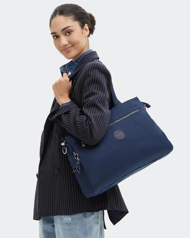 Borsa Lavoro Kipling Lapdop 15 Pollici con Tracolla in Tessuto Blue ELYSIA WORK INFINITE BLUE Kipling 