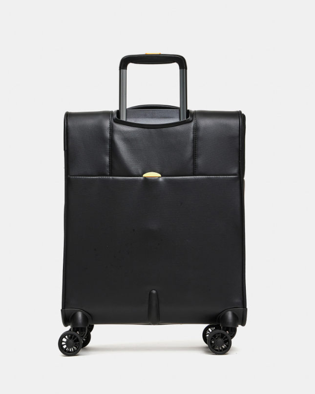 Trolley Bagaglio a Mano Softy Nero 4 Ruote OSV01 ECO COATED BLACK Mandarina Duck 