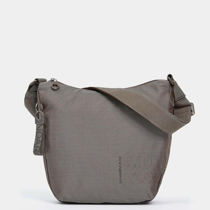Mandarina Duck Borsa conTracolla in Tessuto Taupe QMTV1 MD20 TAUPE Mandarina Duck 