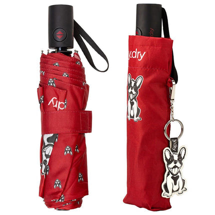 Ombrello Corto Apri Chiudi Rosso Y2270 ETTORE RED Y-Dry 