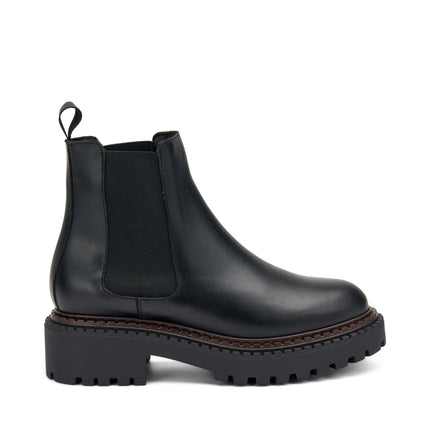 Stivaletti Frau Chelsea Donna in Pelle Nero - MARIO SPATARELLA