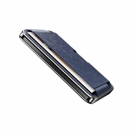 Moero M2 Pro Saffiano Blue Portafoglio Slim M2 PRO SAFFIANO BLUE CARD GREY Moero 