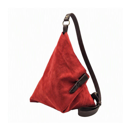 Spatarella Borsa Sacca a Tracolla in Camoscio Rosso SPOKE RED Spatarella 