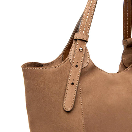 NeroGiardini Borsa Donna Shopper in Camoscio Mou E644145D MOU 442 Nero Giardini Borse 
