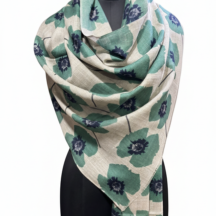Foulard Spatarella in Cashmere Fantasia Multicolore PAPAVERI PAPAVERI 6 Spatarella 