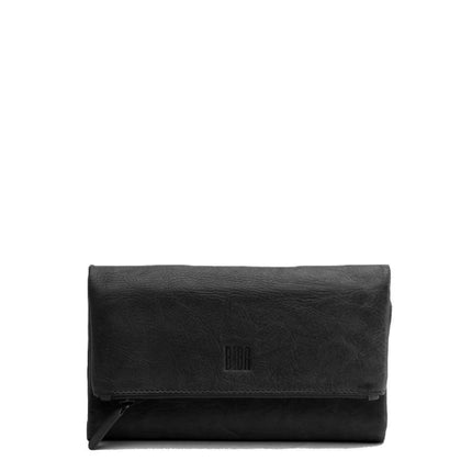 Biba Portafoglio Lungo in Pelle Nero con Portamonete TOT2 TOMBSTONE BLACK Biba 