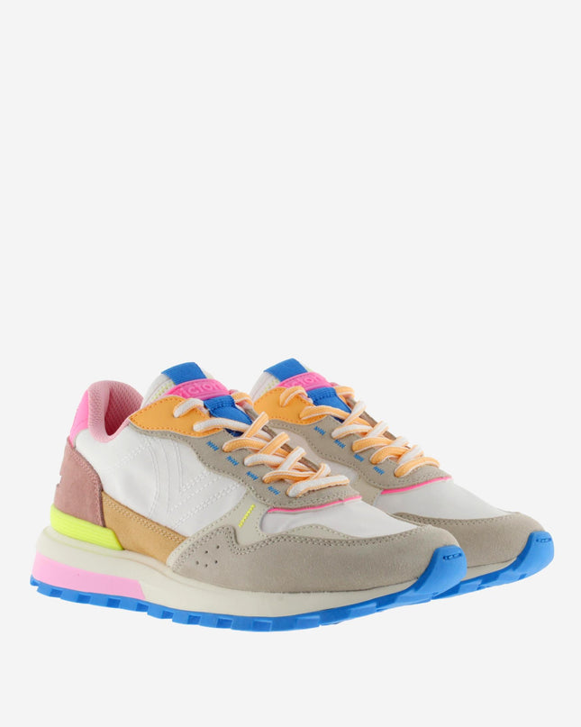 Victoria Sneakers Basse Running Donna Multicolor Bianco 1156110 LUNA NYLON BIANCO Victoria 