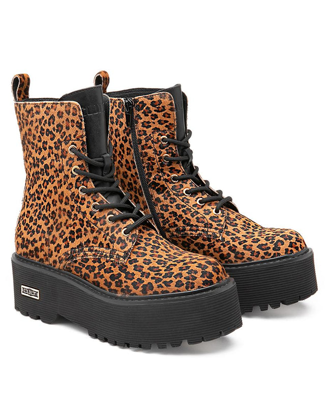 Anfibi Cult Donna in Cavallino Animalier Leopard CLW3460 AXL JAGUARD Cult 