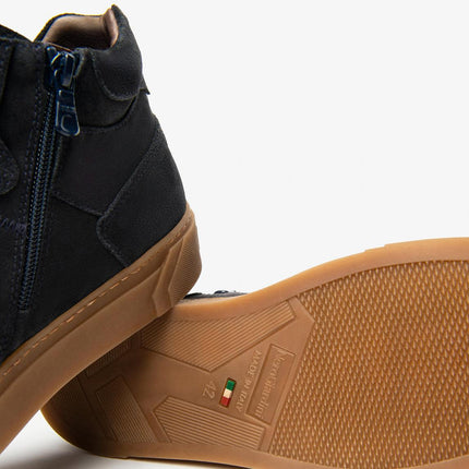 Nero Giardini Sneakers Alta Uomo in Camoscio Blu I500960U BLU 200 Nero Giardini 