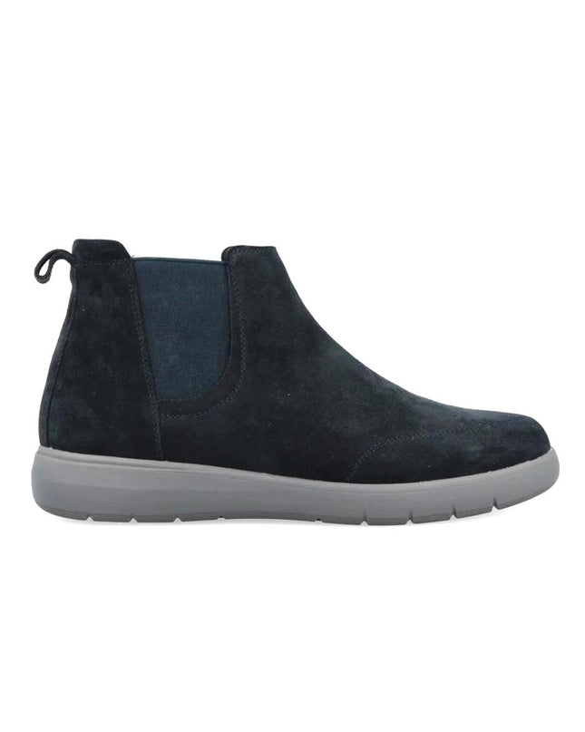 Impronte Stivaletti Chelsea Uomo in Camoscio Blu STUCKY CHELSEA NAVY Impronte 