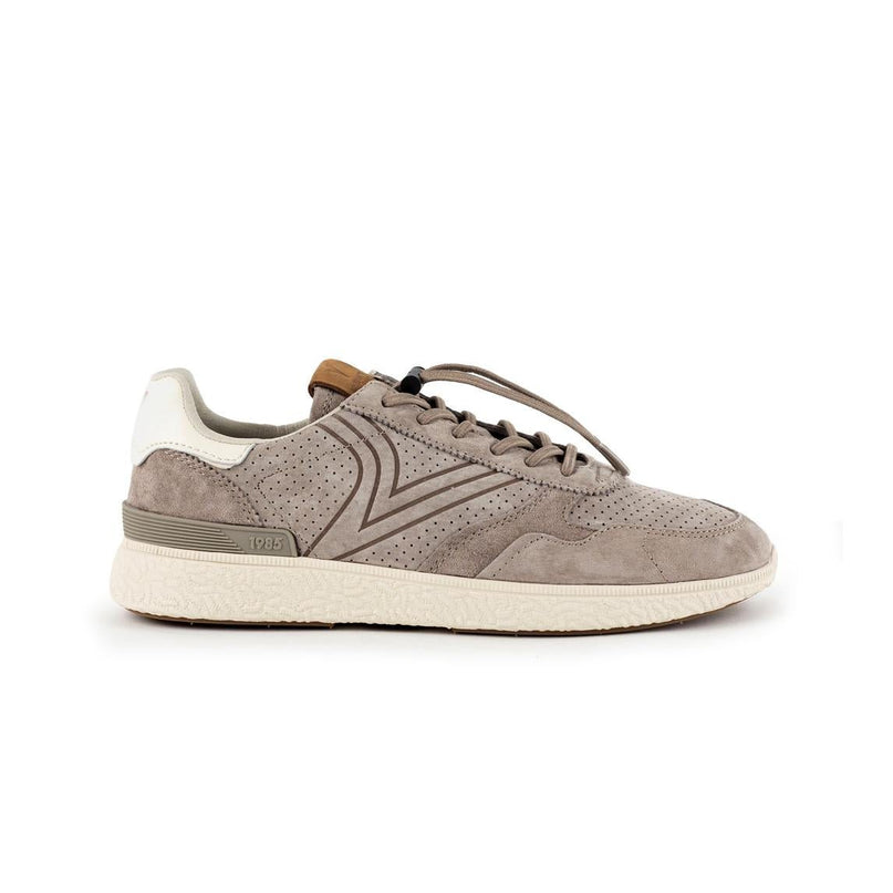 Victoria Sneakers Uomo in Camoscio Taupe - MARIO SPATARELLA