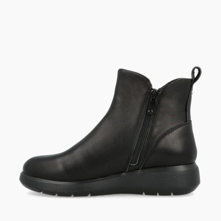 Impronte Stivaletti Donna con Zeppa in Pelle Nero MOKA CHELSEA BLACK Impronte 
