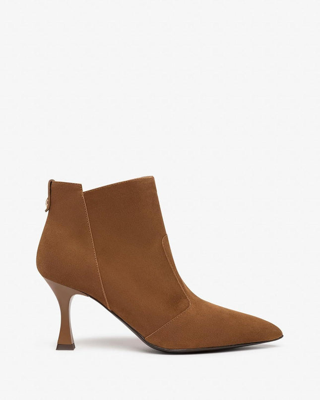 Nero Giardini Stivaletti Donna con Tacco in Camoscio Malto - MARIO SPATARELLA