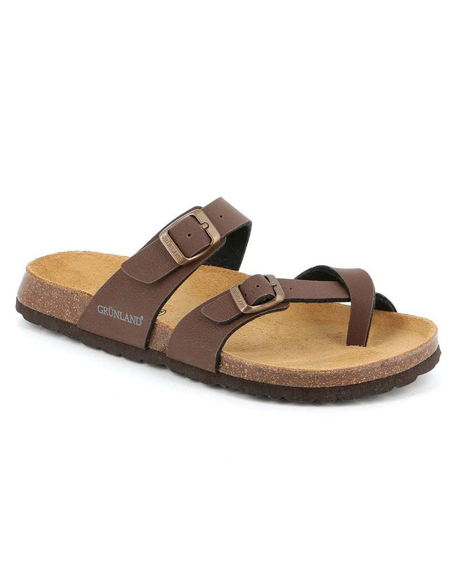 Grunland Sandali Infradito Plantare Sughero Mogano CB1561 BOBO MOGANO Grunland 