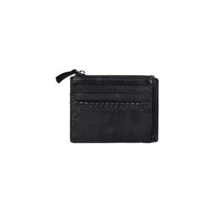 Biba Portacarte in Pelle Nera con Zip WIN8L WINONA BLACK Biba 